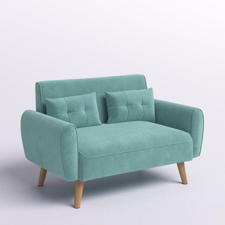 Modern Sleek Velvet 2 Seater Sofa - 180x85x85 cm - By Alhome - Zrafh.com - Your Destination for Baby & Mother Needs in Saudi Arabia