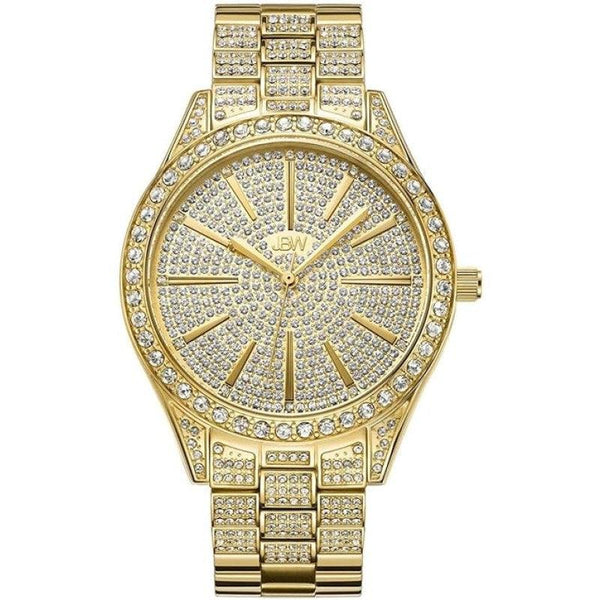 JBW Cristal 0.12 ctw Diamond 18k Gold-Plated Stainless-Steel Women's Watch - J6346A - Zrafh.com - Your Destination for Baby & Mother Needs in Saudi Arabia