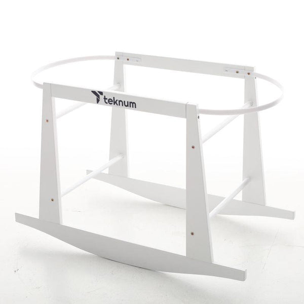 Teknum Moses Basket Rocker Stand - White - Zrafh.com - Your Destination for Baby & Mother Needs in Saudi Arabia