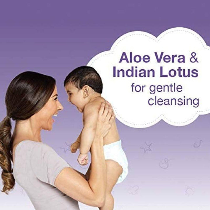 Himalaya Baby Wipes Gentle Aloe Vera & Indian Lotus - 56s 2+1 pack - 168 Wipes - ZRAFH