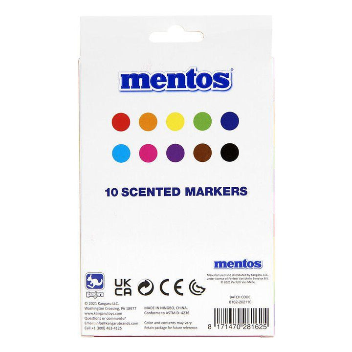 Kangaru Mentos 10 Scented SuperTip Markers - ZRAFH