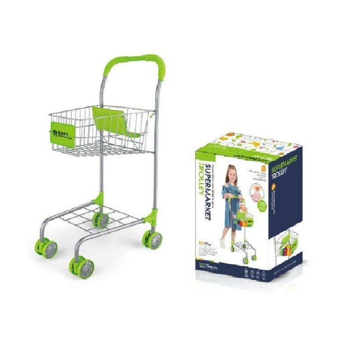 Shopping Cart Steel With Box 29x13x35.5 cm By Family Time - 18-6715 - ZRAFH