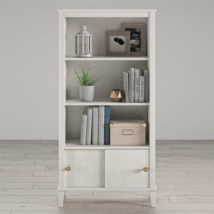 Kids Bookcase: 69x32x137 Wood, White by Alhome - Zrafh.com - Your Destination for Baby & Mother Needs in Saudi Arabia