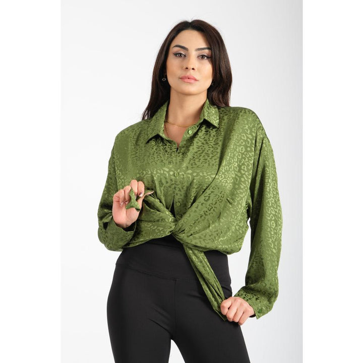 Londonella Shirt Oversized fit - Green - 100130 - Zrafh.com - Your Destination for Baby & Mother Needs in Saudi Arabia