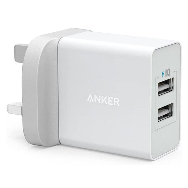 Anker 2-Port USB Charger - 24W - White - A2021K21 - ZRAFH