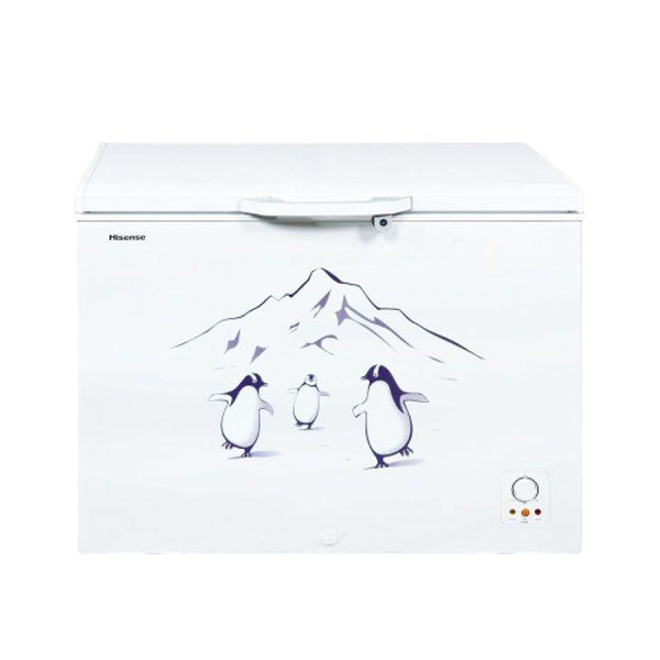 Hisense Chest Freezer - 8.65 feet - 245 liters - White - FC34DD - Zrafh.com - Your Destination for Baby & Mother Needs in Saudi Arabia