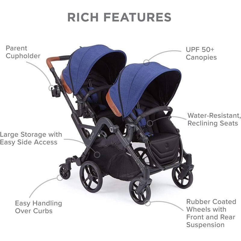 Curve tandem clearance stroller