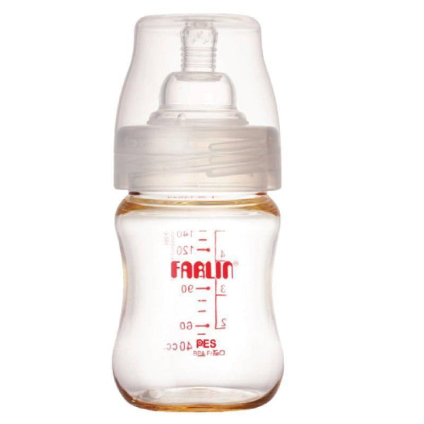 Farlin Pes Wide Neck Feeding Bottle - 140 ml - ZRAFH