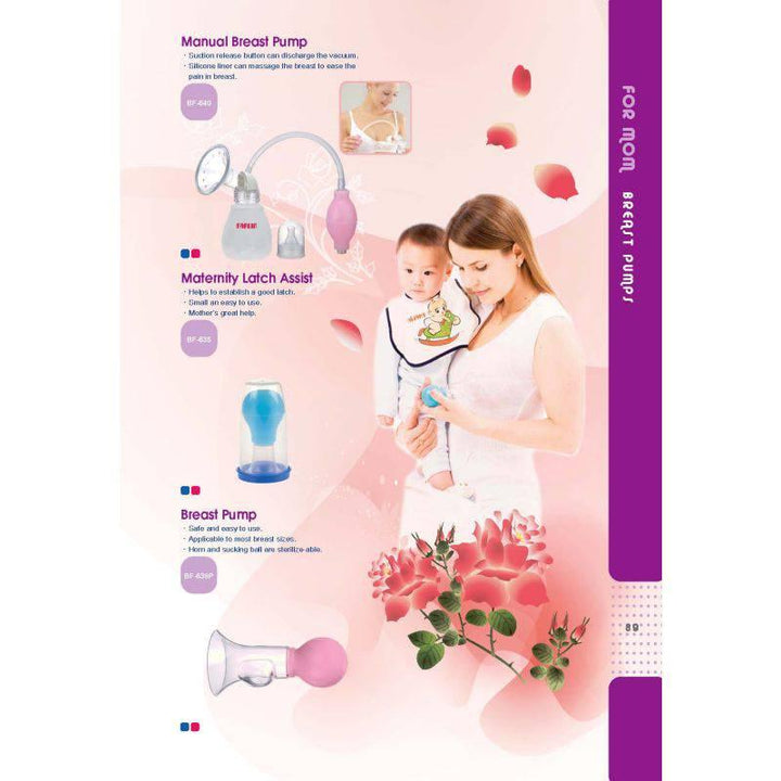 Farlin Manual Breast Pump With Bottle - ZRAFH