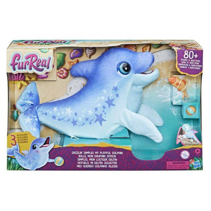 Furreal Friends Plush Toy Dazzlin Dimples My Playful Dolphin - Multicolor - ZRAFH