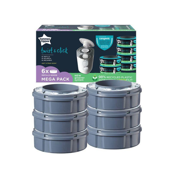 Tommee Tippee Fits All Tubs Nappy Disposal Cassette - Zrafh.com - Your Destination for Baby & Mother Needs in Saudi Arabia