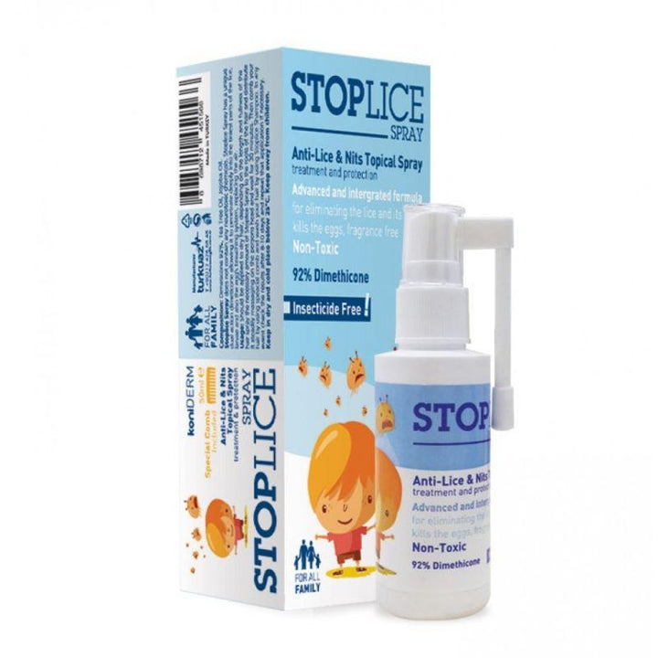 Turkuaz Konicare Stoplice Anti-Lice & Nits Topical Spray - 50 ml - ZRAFH