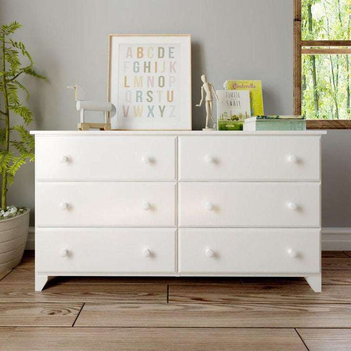 Kids Dresser: 149x39x82 Wood, White by Alhome - Zrafh.com - Your Destination for Baby & Mother Needs in Saudi Arabia