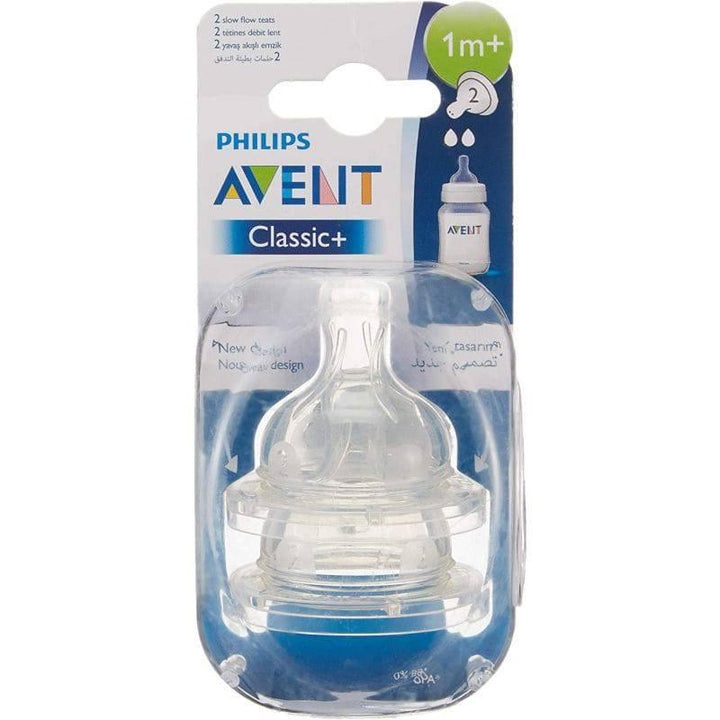 Philips Avent CLASSIC PLUS TEATS 2 HOLE - 2 pcs - ZRAFH