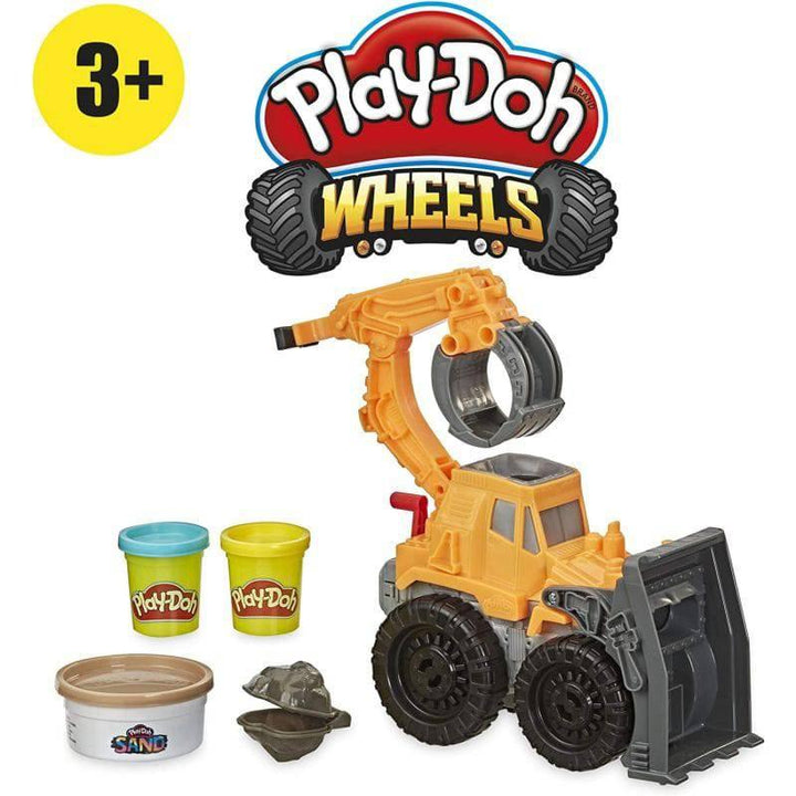 Play-Doh Front Loader With 3 Cans Of Non-Toxic Modeling Compound - ZRAFH