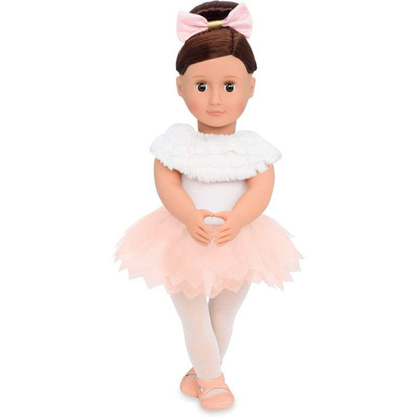 Battat Ballet Doll With Feather Skirt Valencia - Zrafh.com - Your Destination for Baby & Mother Needs in Saudi Arabia