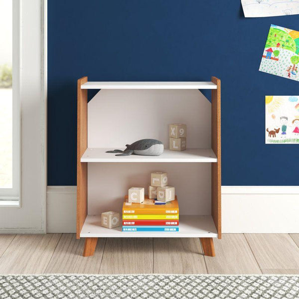 Kids Bookcase: 55x33x68 Wood, White by Alhome - Zrafh.com - Your Destination for Baby & Mother Needs in Saudi Arabia