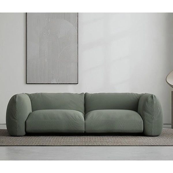 Velvet 3-Seater Sofa in Luscious Green By Alhome - Zrafh.com - Your Destination for Baby & Mother Needs in Saudi Arabia