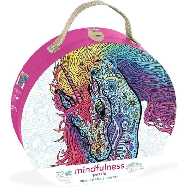 Ambassador Mindful Living Kids puzzle Brave as a Unicorn - 72 Pieces - Zrafh.com - Your Destination for Baby & Mother Needs in Saudi Arabia
