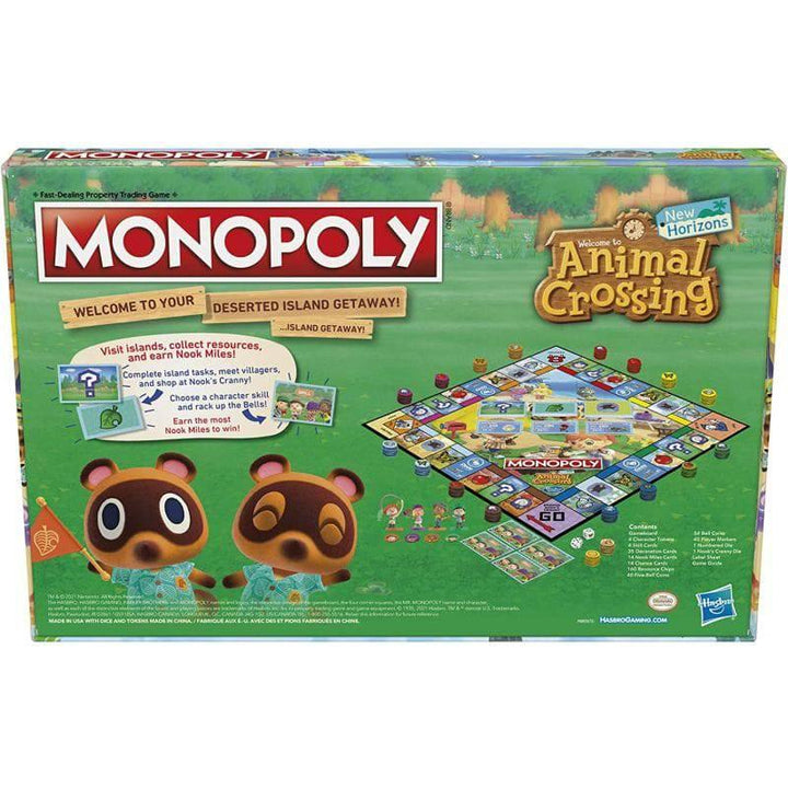 Monopoly Animal Crossing New Horizons Edition Board Game - Ages 8 And Up - ZRAFH