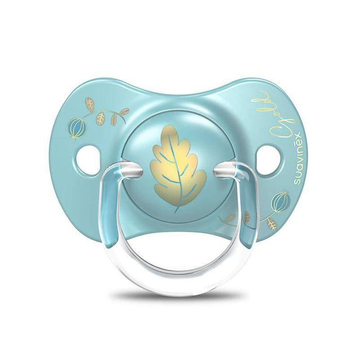 Suavinex Premium Physiological Silicone Soother Gold Edition 6-18 months - Blue - ZRAFH