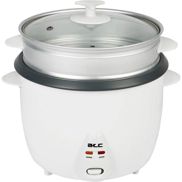 ATC Electric Plastic Rice Cooker - White & Grey - ZRAFH