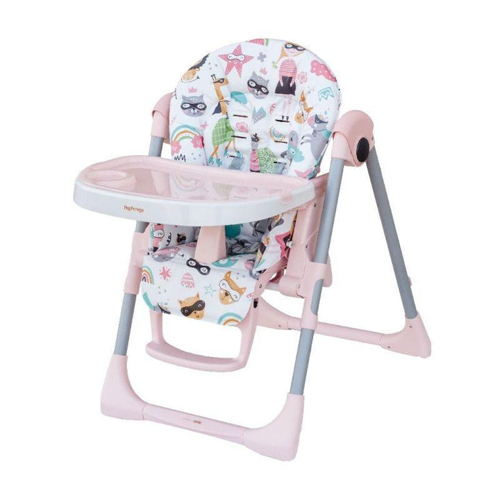 Peg Perego Prima Pappa Follow Me Highchair For Kids Suitable From 0 Months To 3 Years - Super Girl - Zrafh.com - Your Destination for Baby & Mother Needs in Saudi Arabia