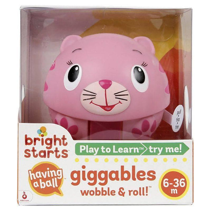 Bright Starts Giggables Collectibles Tigress Toy - Pink - ZRAFH