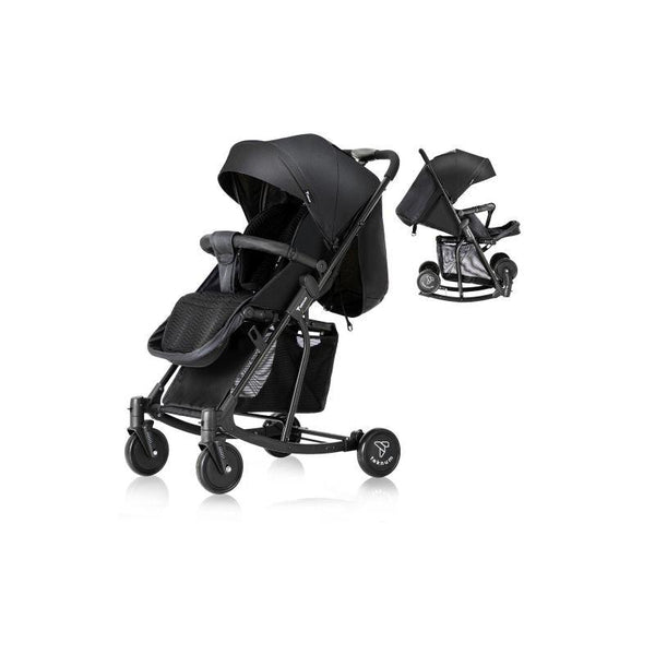 Teknum Stroller Cum Rocker - Black - Zrafh.com - Your Destination for Baby & Mother Needs in Saudi Arabia