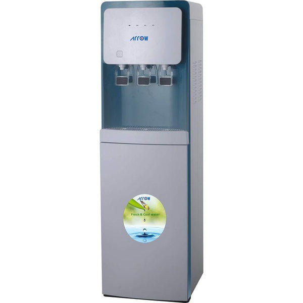 Arrow Bottom Loading Water Dispenser With Bottom Fridge - 5 L - RO-19WDBLP - Zrafh.com - Your Destination for Baby & Mother Needs in Saudi Arabia