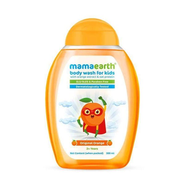 Mama Earth ORIGINAL ORANGE BODY WASH - 300 ML - ZRAFH