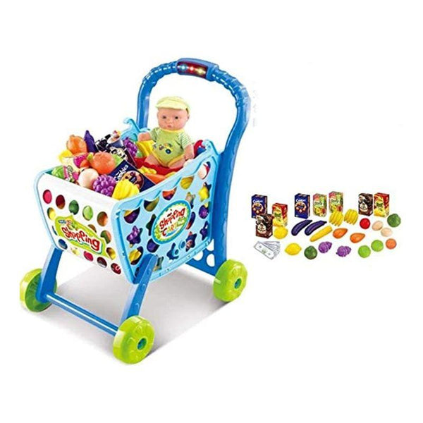 Xiong Cheng Kids Shopping 3 In 1 Cart - Zrafh.com - Your Destination for Baby & Mother Needs in Saudi Arabia