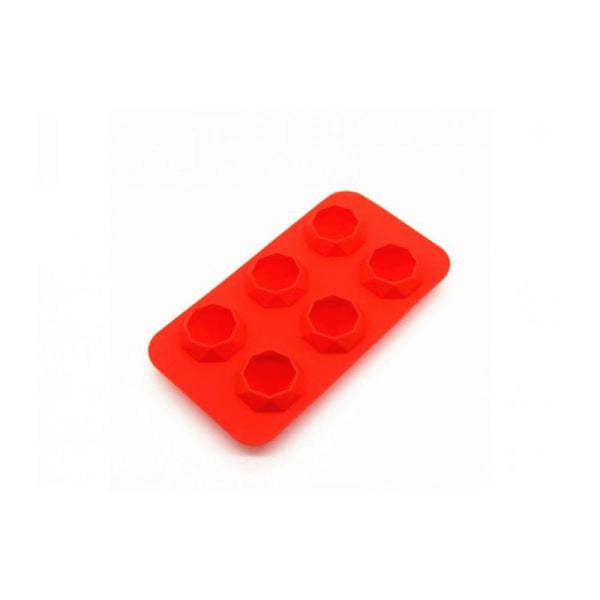 Eazy Kids Diamond Ice Tray with 6 cavity- Red - Zrafh.com - Your Destination for Baby & Mother Needs in Saudi Arabia