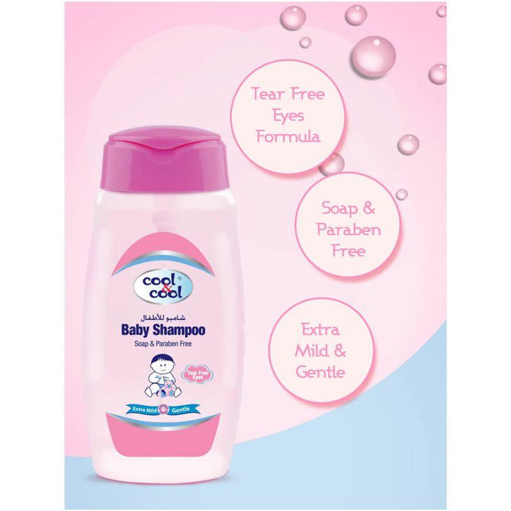 Cool & Cool Baby Shampoo Pack of 2 - 250 ml - Zrafh.com - Your Destination for Baby & Mother Needs in Saudi Arabia