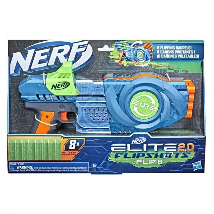 Nerf Elite 2.0 Flipshots Flip-8 Blaster 8 Dart Barrels - 8 Darts - ZRAFH