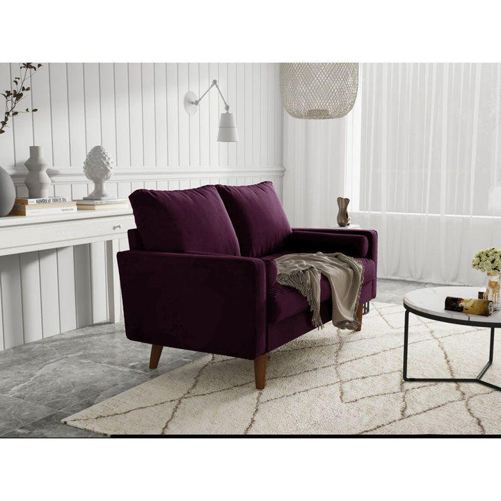 Modern Chic Velvet 2 Seater Sofa - 180x85x85 cm - By Alhome - Zrafh.com - Your Destination for Baby & Mother Needs in Saudi Arabia