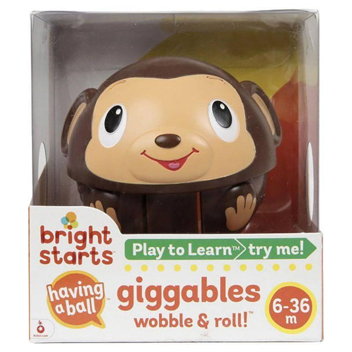Bright Starts Giggables Collectibles Monkey Toy - Brown - ZRAFH