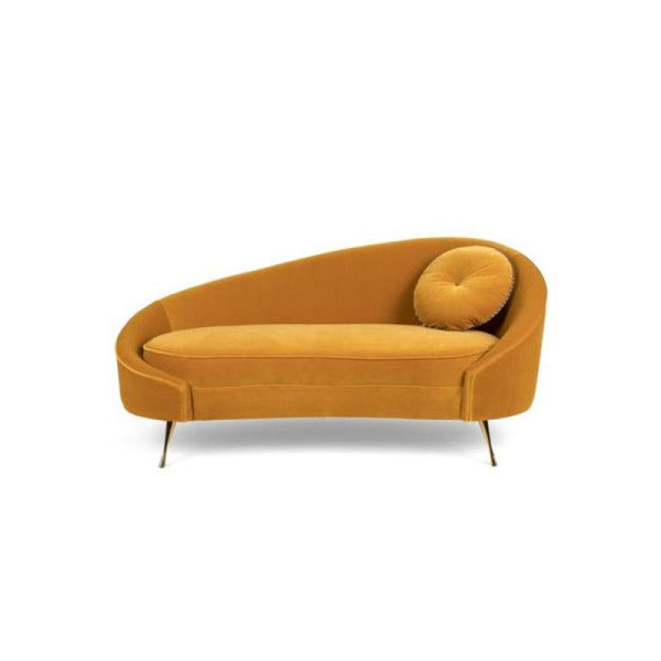 Turmeric Velvet 3-Seater Sofa By Alhome - Zrafh.com - Your Destination for Baby & Mother Needs in Saudi Arabia