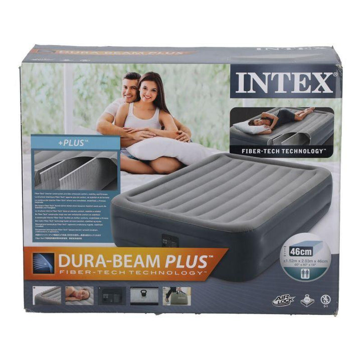 Intex Inflatable Air Bed - 1.52x203x46 cm - White - Zrafh.com - Your Destination for Baby & Mother Needs in Saudi Arabia