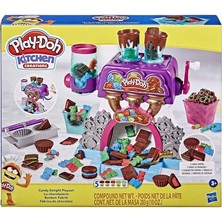 Play-Doh Kitchen Creations Candy Delight Playset With 5 Cans - ZRAFH