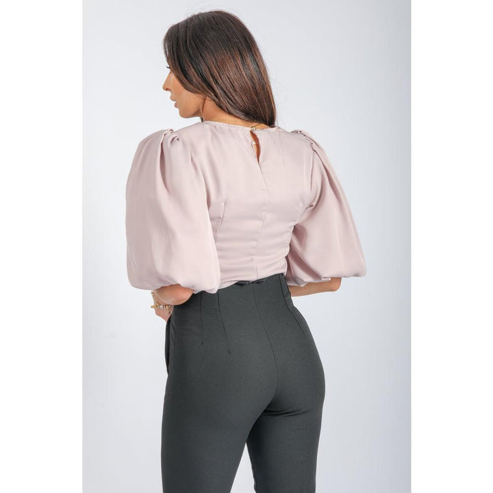 Londonella Women's Short Blouse With Puff-Sleeves Design - 100220 - Zrafh.com - Your Destination for Baby & Mother Needs in Saudi Arabia