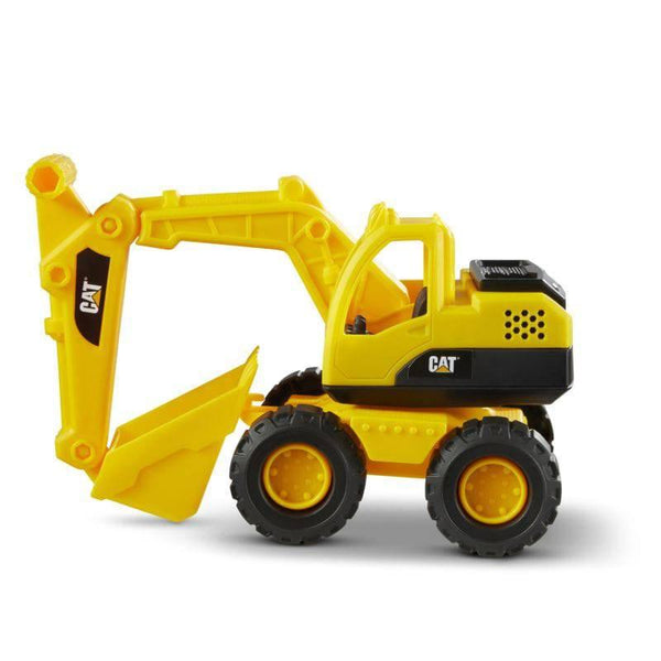 Funris Cat Mini crew excavator - 18 cm - yellow and black - ZRAFH