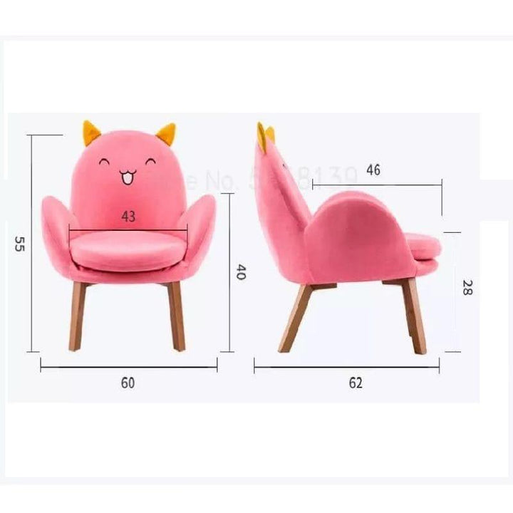 Children Furniture Sofa Cute 58.5x38x58.5 cm By Baby Love - 33-001C-PINK - ZRAFH