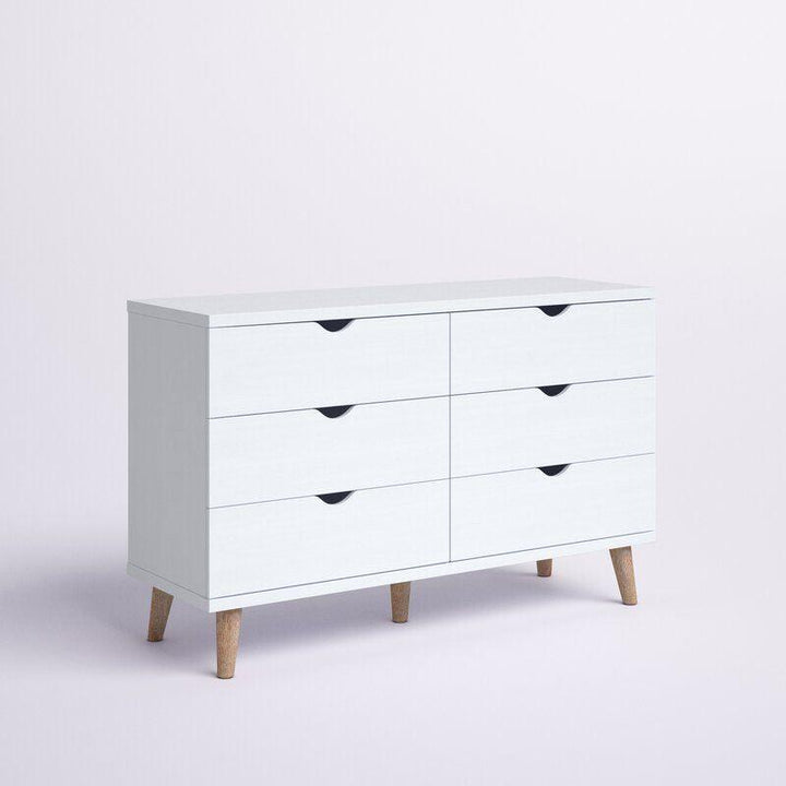 Kids Dresser: 118x39x74 Wood, White by Alhome - Zrafh.com - Your Destination for Baby & Mother Needs in Saudi Arabia