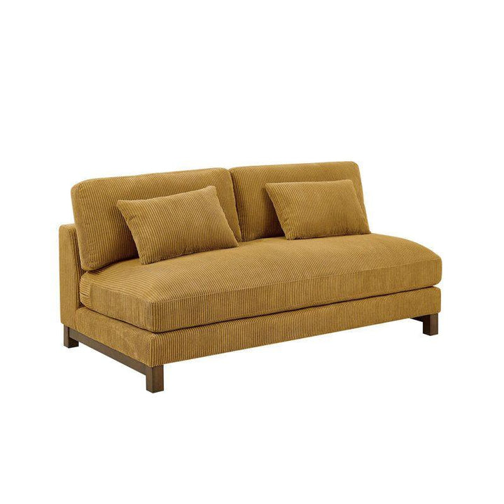 Modern Velvet 2 Seater Sofa - 200x85x85 cm - By Alhome - Zrafh.com - Your Destination for Baby & Mother Needs in Saudi Arabia