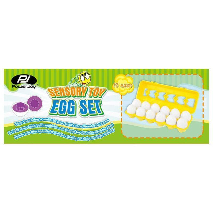 Power Joy Sensory Toy Egg Set 12 Pieces - ZRAFH
