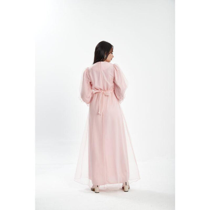 Londonella Women's Long Summer Dress With Flowing Long Sleeves - Pink - Lon100309 - Zrafh.com - Your Destination for Baby & Mother Needs in Saudi Arabia