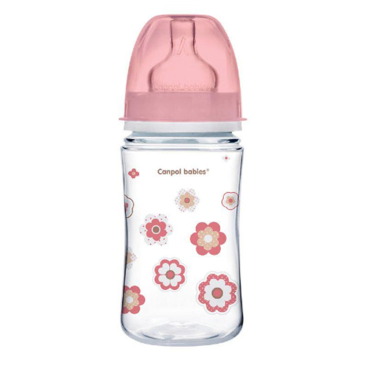 Canpol babies Wide Neck Anticolic EasyStart Bottle For Newborns - 240 ml - ZRAFH