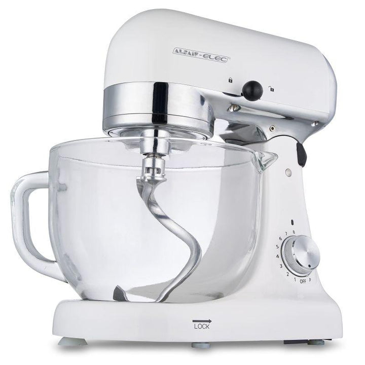 Al-Saif Elec Stand Mixer with Unique Glass Bowl 5 Liter 1000 W - E02227 - ZRAFH