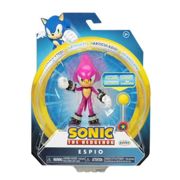Jakks The Hedgehog Sonic Articulated Figure 10 Cm - Pink - ZRAFH